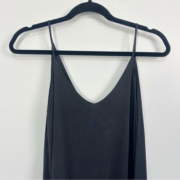 Aritzia Talula Crescent V-Neck Tank Dress in Grey Sz XS - Picture 3 of 11